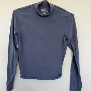 Hollister Grey-Blue Long Sleeve Tee